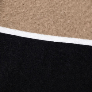 Pull en maille décontracté pour homme, à manches courtes, respirant, en polyester/coton 180g, col ouvert sans boutons - Product Image 3