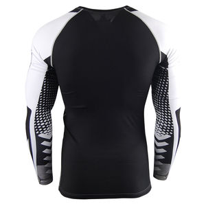 High Quality <b>Compression</b> <b>Shirt</b> Breathable Athletic Tight T <b>Shirt</b> Custom Logo <b>Compression</b> <b>Shirts</b> for <b>Men</b> Gym Workout Sportswear - Product Image 2
