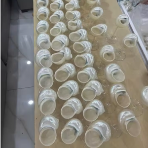 Magnifiques verres à vin et tasses en coquillages artisanaux de style côtier pour les boutiques de cadeaux, vente en gros - Product Image 1