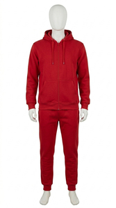 <b>Men</b> Half <b>Zip</b> Tracksuit With High Neck Pullover And Matching <b>Jogger</b> Pants For Workout Training Casual Wear And Private Label - Product Image 2