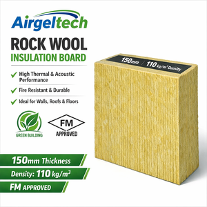 Panneau <span class=keywords><strong>de</strong></span> <span class=keywords><strong>laine</strong></span> <span class=keywords><strong>de</strong></span> roche 110 kg/m³ 150 mm - Isolation pour la production sous-marine dans les champs pétroliers et gaziers en eaux profondes - Product Image 1