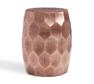 Table de tabouret design diamant en aluminium personnalisée Mobilier fait main en métal pour salle à manger, maison et hôtel Utilisation directe du fabricant - Product Image 3