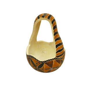 Cestas de Calabaza Rústicas Naturales, Cesta de Almacenamiento Hecha a Mano Ecológica para Sala de Estar, Cocina y Decoración - Product Image 6