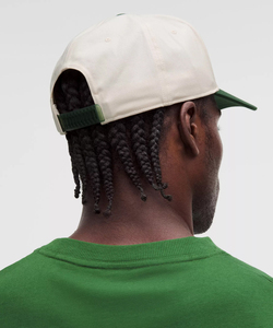 Casquette de baseball unisexe ajustée 6 panneaux en toile de coton unie blanche et verte pour adultes – Modèle All Days Snapback - Product Image 3