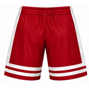 Men Red Sublimated Ice Hockey Set Jersey Shorts Polyester Striped Team Sportswear <b>Athletic</b> Match Training Apparel - Product Image 6