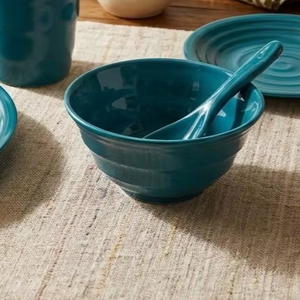 [Vente directe d'usine] Résine PGT fabriquée à Taïwan, résistante. Vaisselle durable et élégante - Bol vert malachite - Product Image 1