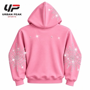 Sweat-shirt exclusif pour homme avec strass, designs créatifs scintillants, couleurs coordonnées et style urbain distinctif - Product Image 3