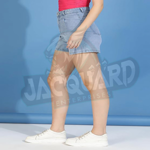 Shorts en jean taille haute de qualité supérieure pour femmes, respirants, décontractés, pour l'été, design personnalisable, shorts pour femmes - Product Image 3