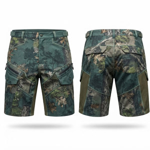 Active Hunting <b>Shorts</b> Mid <b>Zipper</b> Fly Outdoor Hiking Fishing Breathable Lightweight Ripstop 100% Cotton Solid Casual Quick Dry - Product Image 1
