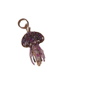 gift festive decor christmas ornament handmade beads creative keychain elegant charm mini accessory unique keychain - Product Image 3
