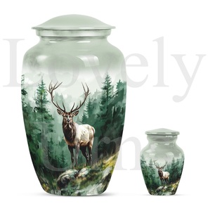 Urna espaciosa para cremación de ciervos, solución honorífica para cenizas, urna decorativa conmemorativa para guardar recuerdos. - Product Image 4