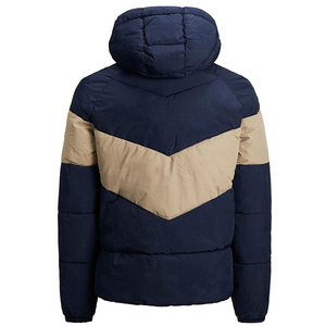 Nouvelle Arrivée Tendance : Blouson d'Hiver Imperméable en Toile à Capuche pour Homme, Style Urbain, Motif Frontal Haute Couture, Vente en Gros Personnalisée - Product Image 2
