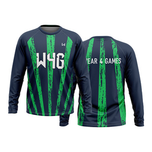 เสื้อยืดออกกำลังกายผู้ชาย W4G แบบเย็บพิเศษไร้ตะเข็บ แขนยาว ยืดได้สี่ทิศทาง น้ำหนักเบา เป็นมิตรกับสิ่งแวดล้อม แห้งเร็ว ทรงเข้ารูปเรียบง่าย - Product Image 1