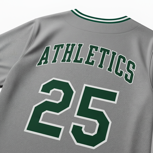 Maillots de baseball personnalisés par sublimation à prix d'usine, uniformes d'équipe en gros, respirants, à séchage rapide, en maille, col en V, grandes tailles - Product Image 3