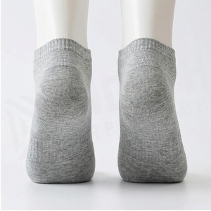 Crew <b>Socks</b> Geometric Pattern Blue Breathable <b>Running</b> <b>Socks</b> for Adults Spring Season - Product Image 2
