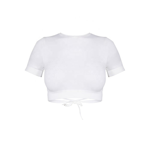 ชุดเซ็ตเสื้อกล้ามลายสก็อต/สีพื้นผ้าริบและกางเกงขาสั้นสำหรับผู้หญิงไซส์ใหญ่ ขายส่งตามสั่ง ชุดลำลองฤดูร้อน 2 ชิ้น ชุดโยคะ เอวสูง - Product Image 5