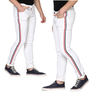 Jeans Rectos de Cintura Media para Hombre, Hechos a Medida, 100% Algodón Denim, Transpirables, Impermeables, Ecológicos, Corte Regular, Estilo Urbano - Product Image 3