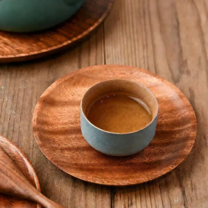 Plato de Madera de Nogal, Bandeja de Frutas Estilo Japonés - Product Image 1