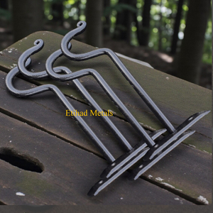 Hand Forged Wall <b>Hook</b> Handcrafted Rustic Wall <b>Hook</b> Decorative Hanging <b>Hook</b> for Home & <b>Kitchen</b> - Product Image 6