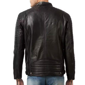 Chaqueta de Cuero para Hombre, Estilo Urbano, Diseño Ecológico e Impermeable, Logotipo Frontal, Ligera, para Invierno - Product Image 2