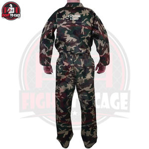Uniforme de Estilo Libre de Corte Regular para Artes Marciales y Kickboxing - 65% Poliéster/Algodón, Transpirable, Antidesgarro, de Secado Rápido - Product Image 3