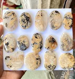 Natural Tiger Dendrite Cabochon Wholesale Bulk Lot – Genuine Tiger Dendrite Loose Gemstone for Jewelry Making, Rings, Pendants, - Product Image 4