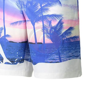 Wholesale Men Solid Casual <b>Mid</b> Canvas Sublimation Shorts Custom Design Quick Dry Breathable Eco-Friendly Material Running - Product Image 3