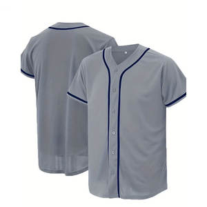 Camiseta de Béisbol de Manga Corta de Alta Calidad, Secado Rápido, Transpirable, 100% Poliéster, Cómoda, en Venta - Product Image 1