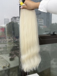 ต่อผมแท้เวียดนาม 100 กรัม สีอ่อน ยาว 55 ซม. แบบ Super Double Drawn  แบบเป็นมัด  ผู้จัดจำหน่ายจากเวียดนาม - Product Image 3