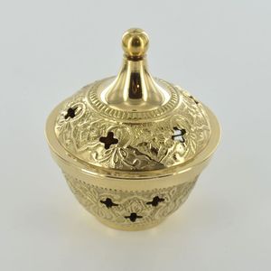 Brûleur d'encens en métal de luxe, artisanat haut de gamme, porte-arôme décoratif, adapté à la maison, au temple, au bureau - Product Image 1