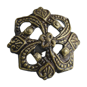 Bouton de meuble vintage coloré, idéal pour la décoration intérieure et hôtelière, poignée de tiroir en fer forgé, boutons faits à la main, peints en rouge - Product Image 4