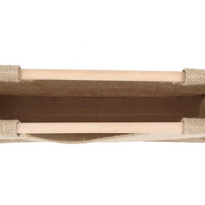 Bolsa de Yute Ecológica con Asas de Algodón, Bolsa de Compras Reutilizable - Product Image 3