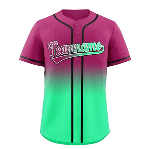 Maillot de baseball 2026 – Vente en gros – Fabricant pakistanais – Couleur personnalisée – 100 % polyester – Manches courtes – Séchage rapide – Boutons – Design uni - Product Image 2