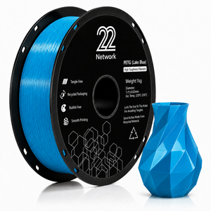 เส้นพลาสติก PETG สีฟ้าทะเลสาบ ขนาด 1.75 มม. น้ำหนัก 1 กก. ความทนทานสูง สำหรับเครื่องพิมพ์ 3 มิติ ขายส่งจำนวนมาก - Product Image 1