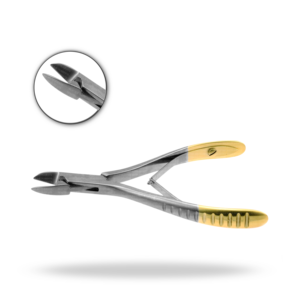 Cortador de Alambres de Carburo de Tungsteno con Portaagujas de 12 cm, Instrumento Quirúrgico Ortopédico para Cortar Alambres - Product Image 1