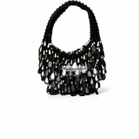 Sac à main de soirée perlé fait main pour femme, couleur personnalisée, pochette de fête, faible MOQ, vente en gros