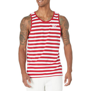 Débardeur pour homme avec design à emmanchures profondes, tissu en polyester léger et doux pour la peau, débardeur sans manches, idéal pour la musculation - Product Image 1