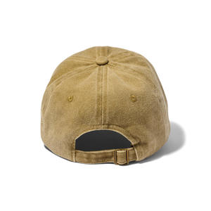 Yellow 6-Panel Cotton Baseball Cap Unisex Adjustable Breathable Waterproof Casual Cycling <b>Hat</b> Spring <b>Summer</b> Style - Product Image 3