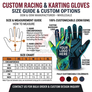 Gants de Sim Racing sur Mesure avec Coutures Extérieures – Production en Gros pour l'Exportation, Destinés aux Détaillants Mondiaux de Sports Automobiles - Product Image 6