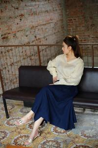 Elegant XS Size Rayon Woven High Waist Casual <b>Skirt</b> Pocket Latest Print Breathable Natural Waistline Plain Dyed Vietnamese - Product Image 3