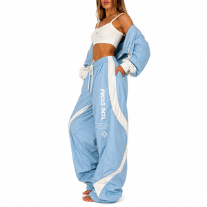 Conjunto Deportivo Cortavientos de Alta Calidad para Mujer, 100% Poliéster, Secado Rápido, Transpirable, Personalizado, Pantalones para Hombre - Product Image 6