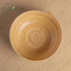 Bol en bambou rustique et élégant personnalisé en gros pour la restauration et la cuisine - Product Image 5