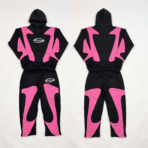 Conjunto Deportivo de Moda para Mujer, Invierno, Color Sólido, Bordado, Ecológico, Dos Piezas, Estilo Casual - Product Image 1