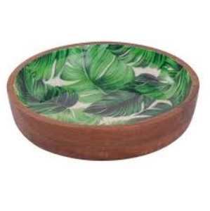 Assiettes à fruits en bois au design moderne, finition émaillée, pour mariage, décoration de table, bol en bois à prix abordable - Product Image 1
