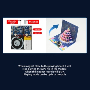 Nam Châm Cảm Biến Mic Ghi Âm Thanh Module Với Loa <span class=keywords><strong>DIY</strong></span> Acoustic Thành Phần Cho Âm Thanh Hộp Quà Tặng - Product Image 6