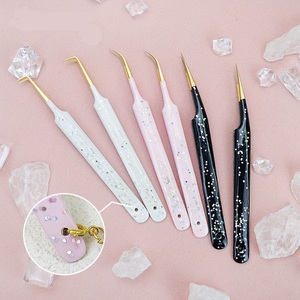 Pinzas para Pestañas Personalizadas, Punta Recta para Cejas, Acero Inoxidable, Ligeras, Reutilizables, Modelo Clásico AE-1101, Marca Privada ANAAIF - Product Image 1