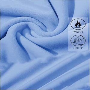 Conjunto Deportivo Elegante de Terciopelo Azul para Mujer, Sudadera y Pantalones de Corte Holgado, Diseño Personalizado, Conjunto de Salón de Terciopelo Azul Suave - Product Image 4