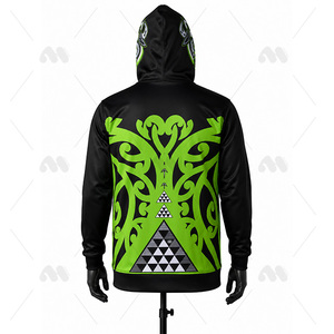 Sweat à capuche en polaire polyester personnalisé de haute qualité, coupe oversize, style streetwear, unisexe, épais, doux, chaud, décontracté - Product Image 2