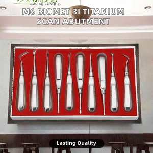 YP 10 pièces Élévateurs dentaires pour racines, instruments orthodontiques, kit d'extraction dentaire par Dentavex - Product Image 5