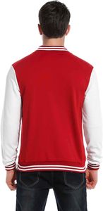 Plain Blank Varsity Letterman <b>Jackets</b> 2026 Wholesale Custom Latest Designs <b>Long</b> Sleeve <b>Leather</b>/wool made <b>Jacket</b> for men - Product Image 2